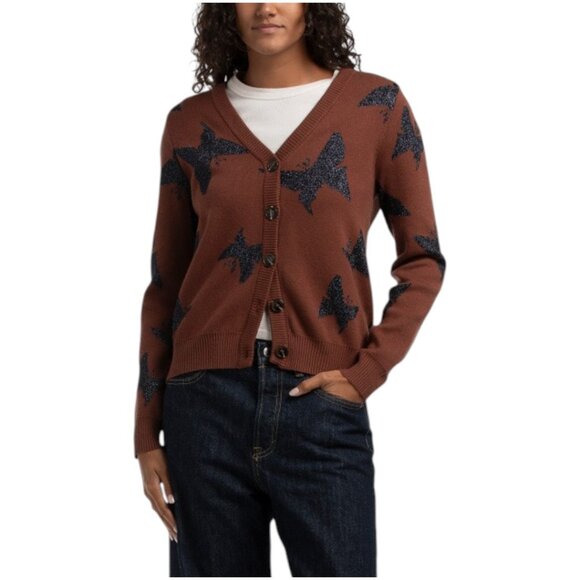 NANCY YANG Butterfly Cardigan - Picture 1 of 3